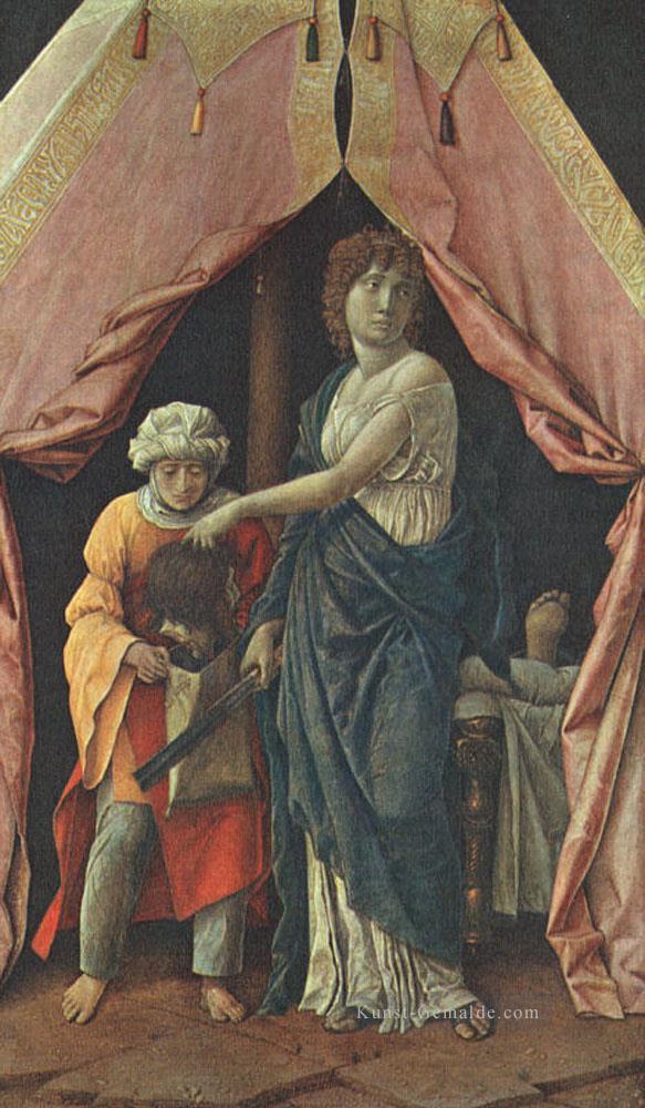 Judith und Holofernes Renaissance Maler Andrea Mantegna Ölgemälde